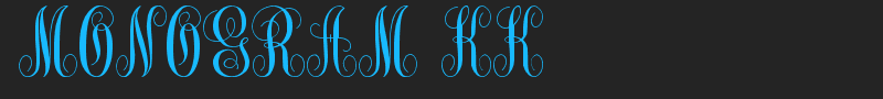 monogram kk font